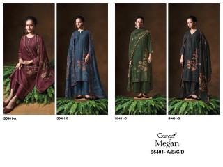 Ganga megan 5401 wholesale dress material market in thane
